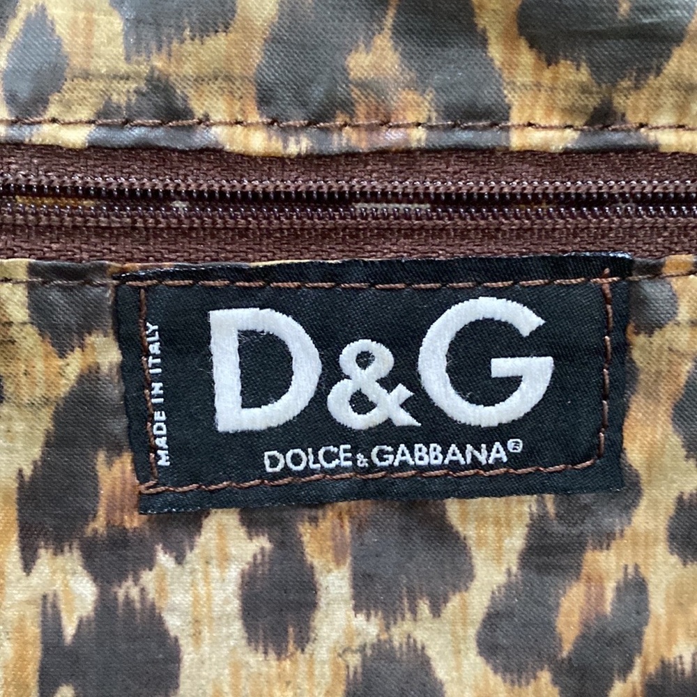 D&G Dolce & Gabbana Black Wool Studded Punk Rock Tote - Picture 5 of 11